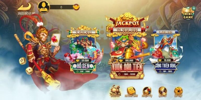 Đặt cược và bắt đầu chơi game