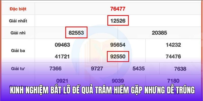 Bắt lô theo hình quả trám hiếm nhưng dễ trúng